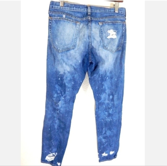 Rag & Bone Distressed Boyfriend Jeans Beacon - Picture 3 of 5